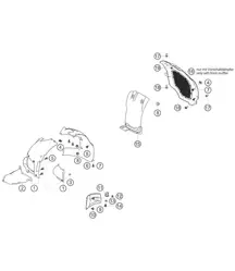 Wheel arch 911 (991) GT3 CUP 2018 - 2019