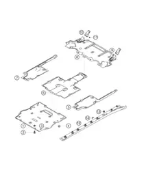 Rivestimento sottoscocca 911 (991) GT3 CUP 2018 - 2019
