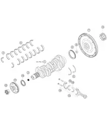 Crank shaft  911 (992) GT3 CUP 2021