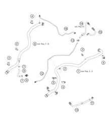 Rear water circuit 911 (992) GT3 CUP 2021