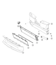 Radiatore acqua centrale 911 (992) GT3 CUP 2021