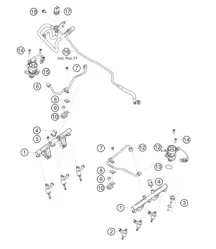 Brandstofdistributieleiding 911 (992) GT3 CUP 2021