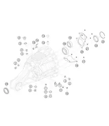 Cuscinetti e tappi per scatola ingranaggi 911 (992) GT3 CUP 2021