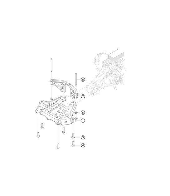 Diagram 3.3-19 Porsche 997 (911) MK2 2009-2012 Transmission