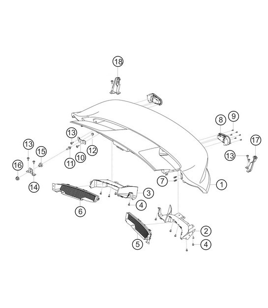 Diagram 8.8-13 Porsche 911 & 912 (1965-1989) Body