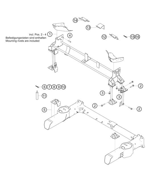 Diagram 8.8-03 Porsche 996 GT3RS 2003-04 Karosserie