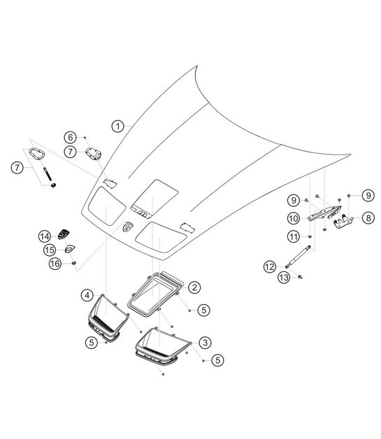 Diagram 8.8-09 Porsche Cayenne S E-Hybrid Coupé V6 3.0L 519Hp 