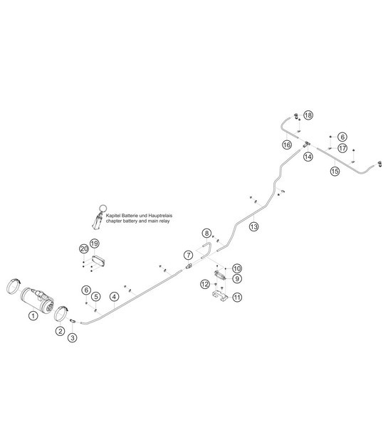 Diagram 9.9-14 Porsche 356 (1950-1965) Electrical equipment