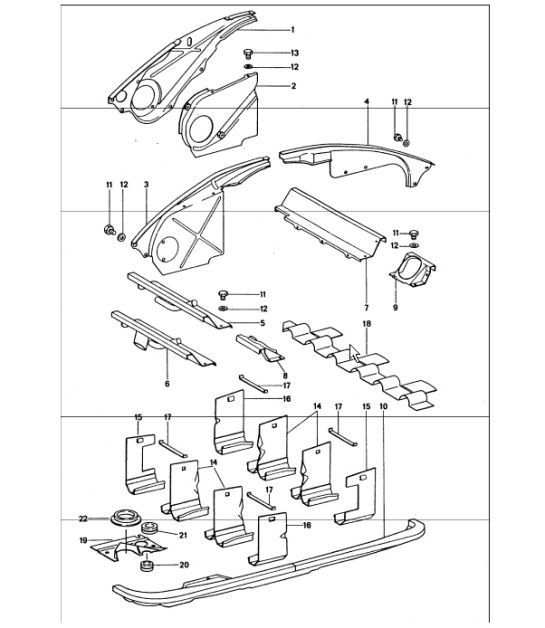 Diagram 105-10 Porsche Cayman S 3.4L 987C 2005-08 Engine