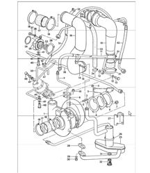turbocharger and wastegate 911 TURBO 1975-77 turbocharger and wastegate 911 TURBO 1975-77