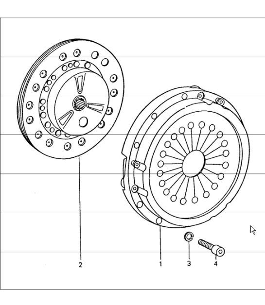 Diagram 301-00 Porsche 356C 1963-65 Transmission