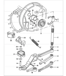 clutch release 911 TURBO 1975-77
