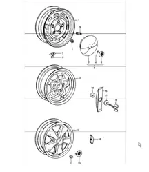 wheels 911 TURBO 1975-77