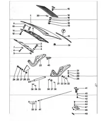 lid rear 911 TURBO 1975-77