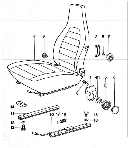 Diagram 808-00 Porsche 991 Carrera C4 3.4L (350 pk) Carrosserie