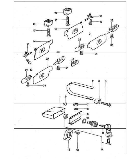 Diagram 809-05 Porsche Cayman 2.9L 987C MKII 2009-12 Carrozzeria