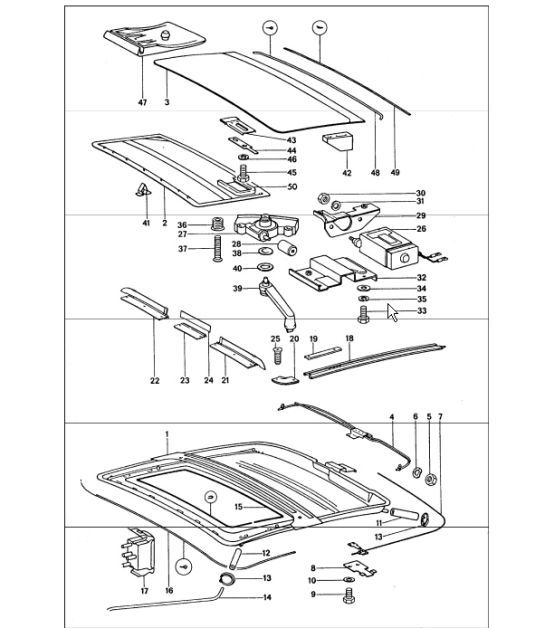Diagram 811-00 Porsche Cayman 987C/981C (2005-2016) Body