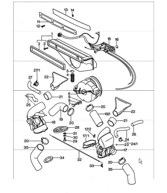 Diagram 813-00 Porsche Macan (95B) MK2 2019-2021 