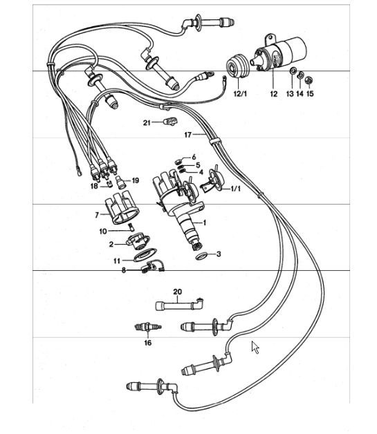 Diagram 901-00 Porsche Panamera V6 3.6L 2WD Electrical equipment