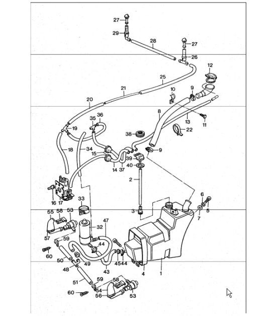 Diagram 904-35 Porsche 911 & 912 (1965-1989) Electrical equipment