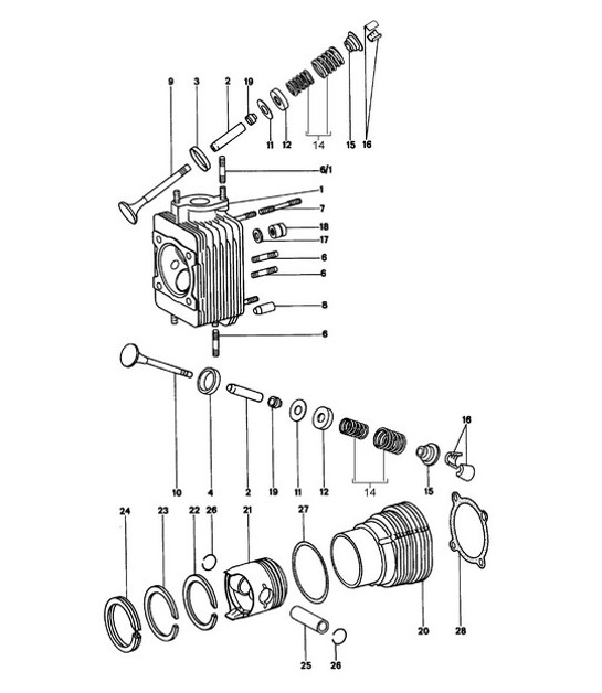 Diagram 103-000 Porsche Cayenne S E-Hybrid V6 3.0L 519Hp 