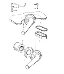 空气滤清器系统 914-6 1970-76