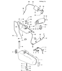 Kraftstofftank 914 1974>> 