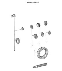 Gear wheel sets  914-6:SPM  1970-76