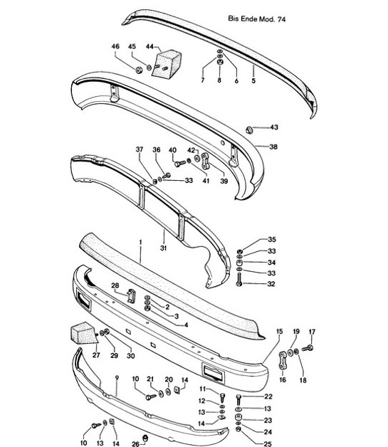 Diagram 802-000 Porsche 991 (911) MK1 2012-2016 Body