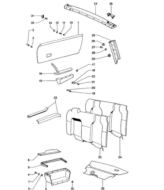 Diagram 807-005 Porsche Berline sportive Taycan Turbo GT 