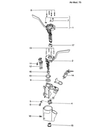Steering column switch 914 1975>>