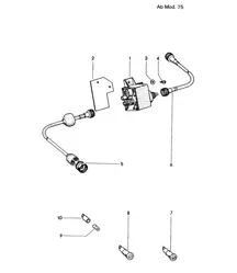 Catalytic converter / Counter switch / Indicator light  914-1,8/2,0  1975>>