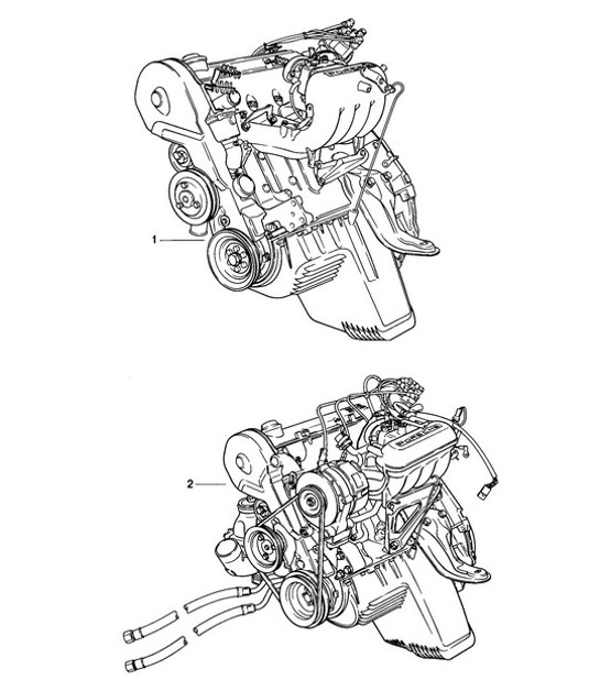 Diagram 101-000 Porsche 911 & 912 (1965-1989) Engine