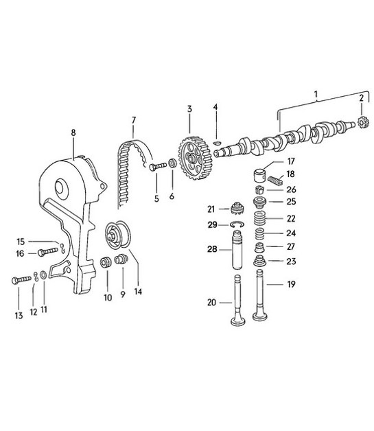 Diagram 103-005 Porsche 992 (911) MK1 2019-2024 Engine