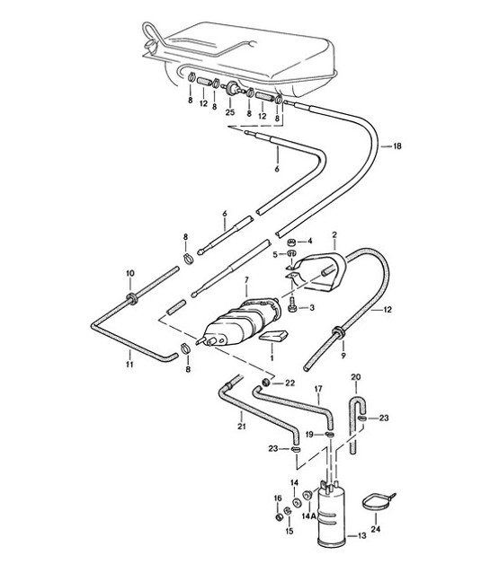 Diagram 201-005 Porsche Taycan Turbo S 