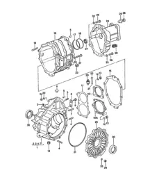 Replacement transmission / Transmission case / 5-speed 924 1976-79