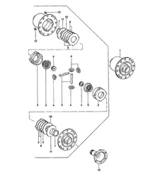 Limited-slip differential / 5-speed (PR:220) 924 1976-79