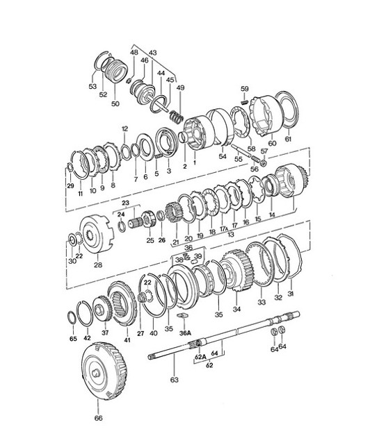 Diagram 310-000 Porsche 991 Targa 4 3.0L (370 Bhp) Transmission
