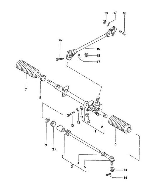 Diagram 403-000 Porsche Cayenne S/GTS 4.8L 2007>> Front Axle, Steering 