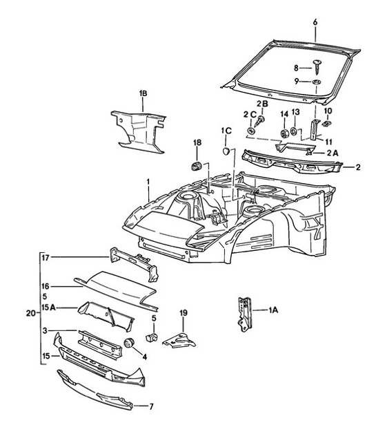 Diagram 801-010 Porsche Taycan 2020>> 