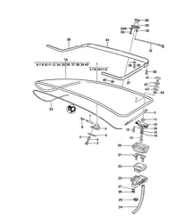 Cofano posteriore con lunotto posteriore 924 1976-79