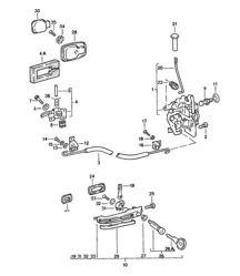 门 / 门锁 / 安装部件 924 1976-79