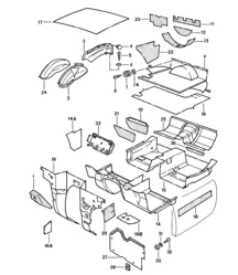 Revestimientos / Alfombras - DELANTERO - 924 1976-79