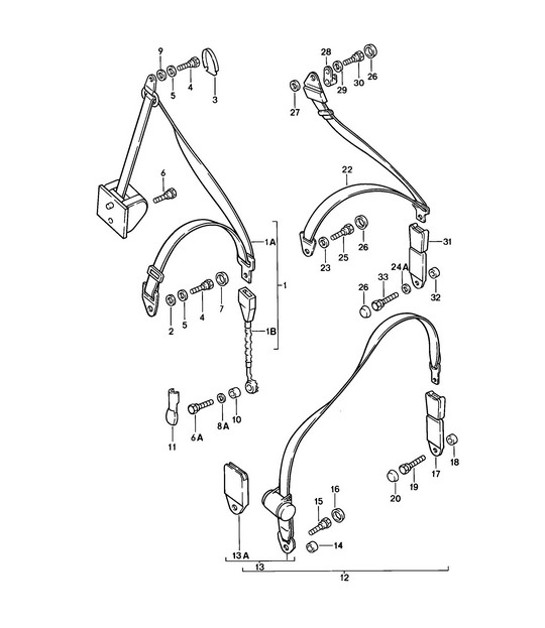 Diagram 812-000 Porsche Cayenne S 4.5L V8 2003>> Body