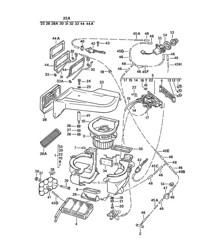 Chauffage / Conduite à gauche - M573 Climatisation - 924 >>1978 Chauffage / Conduite à gauche - M573 Climatisation - 924 >>1978