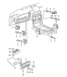 开关/保险丝盒/继电器 924 1976-79