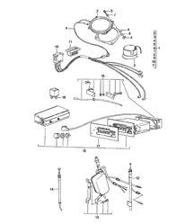 Radio avec 3 haut-parleurs 924 1980-1985