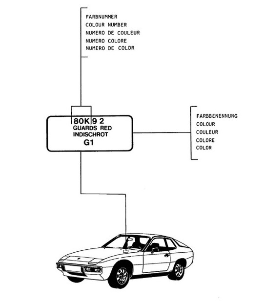 Diagram 004-000 Porsche 964 (911) (1989-1994) Accessories & others 