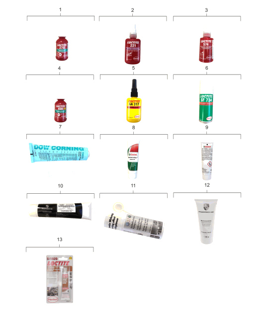Diagram 005-000 Porsche 958 Cayenne V6 3.0L Diesel (245Hp) 2010-17 Accessoires et autres 