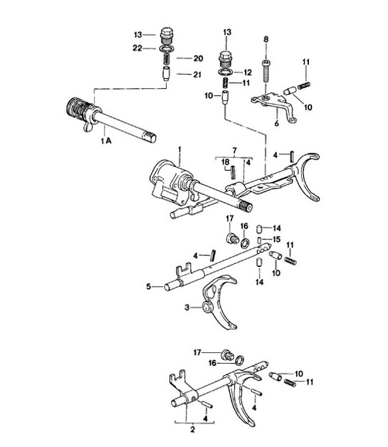 Diagram 304-000 Porsche 991.1 Carrera C4S / GTS 3.8L (400/430 Bhp) 2012-16 Transmission
